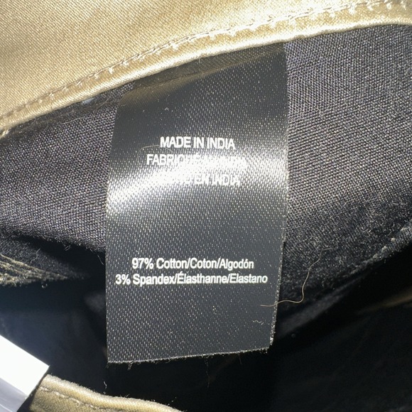 Kenneth Cole Men's Chino Shorts Preppy British Khaki Size 30 Cotton Stretch NEW - Picture 4 of 7